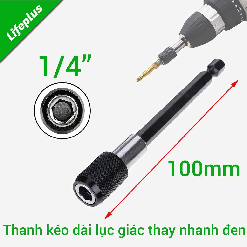 Thanh kéo dài lục giác thay nhanh đầu khía đen