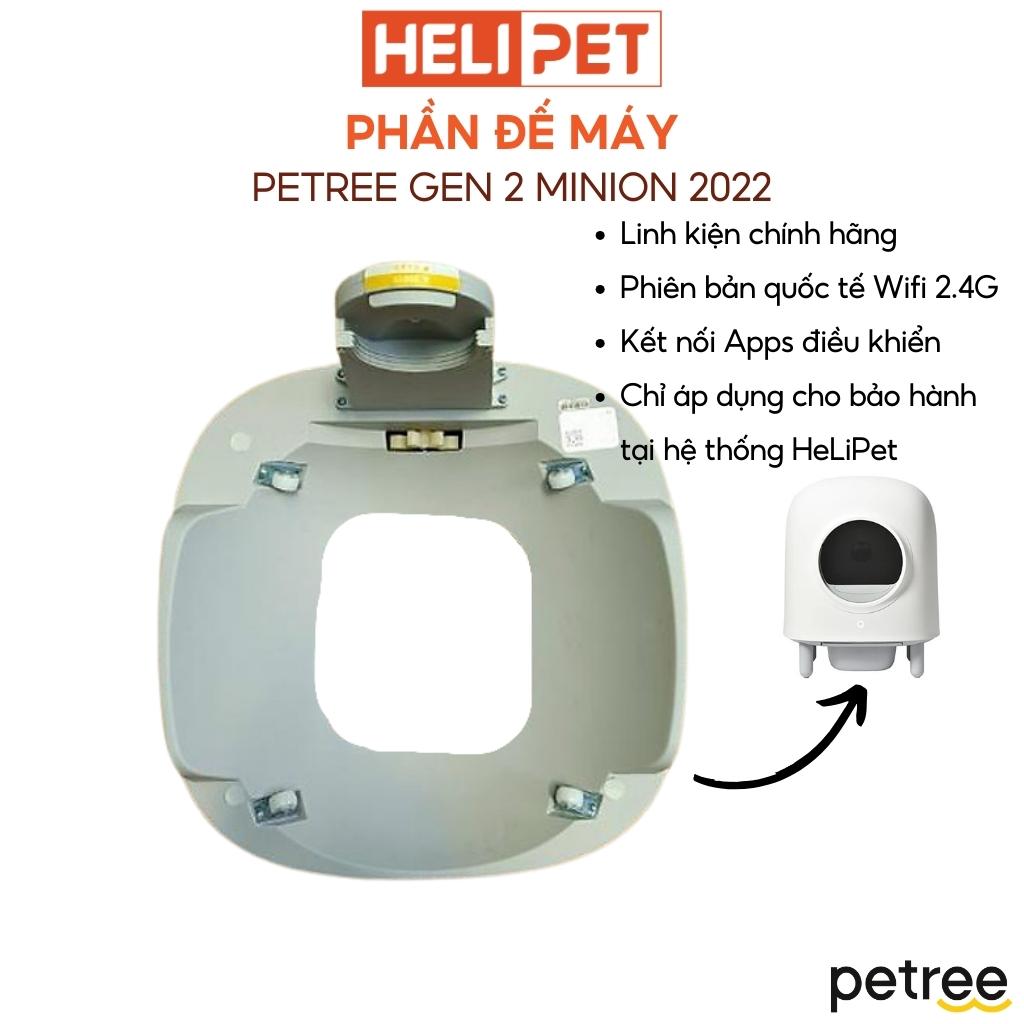 Bộ Đế Nhà Vệ Sinh Cho Mèo, Máy Dọn Phân Mèo Tự Động Petree Minion 2022- HeLiPet