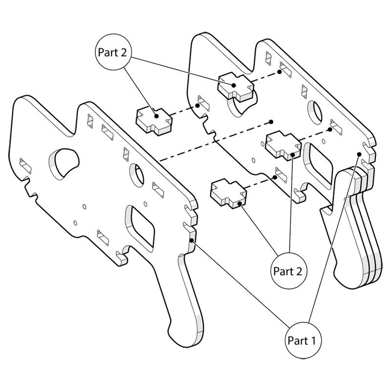 Đồ chơi bắn Ping Pong bóng bàn bằng gỗ DIY tự lắp ráp Mẫu 13