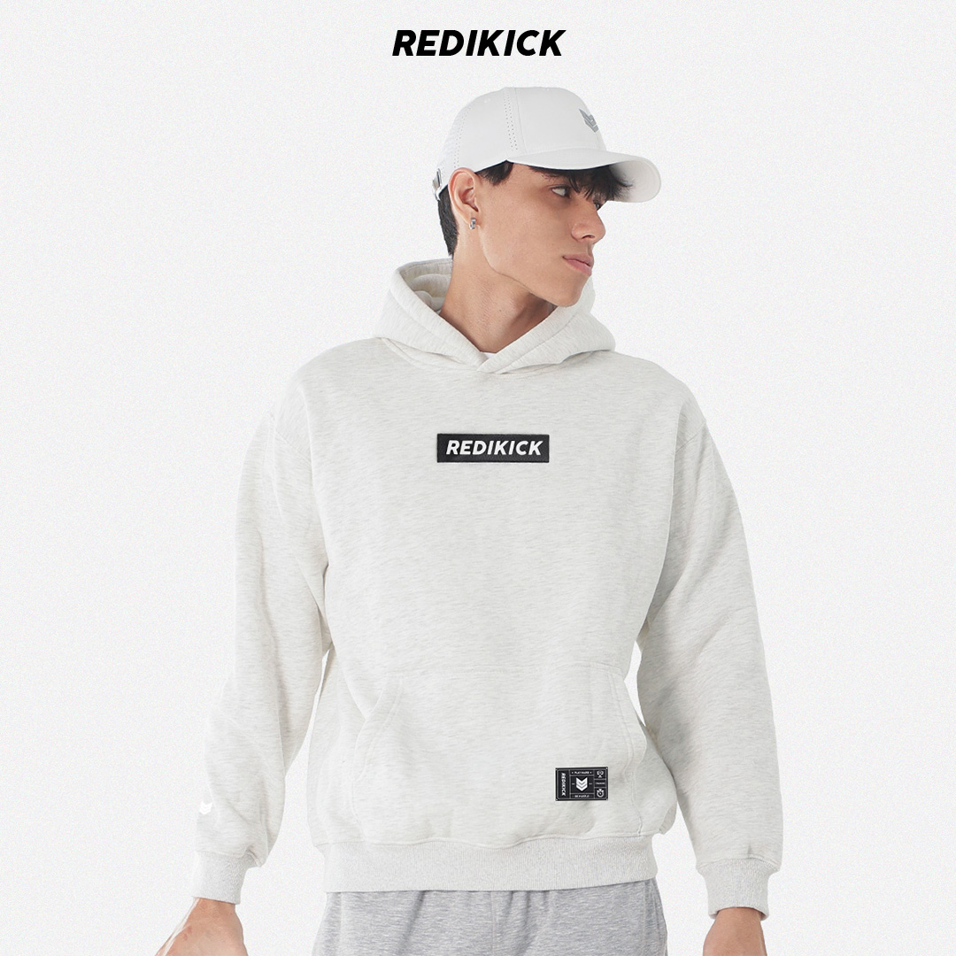Áo Hoodie Redikick Logo nỉ bông Unisex dày dặn chơi bóng rổ tennis tập gym chạy bộ - A23023