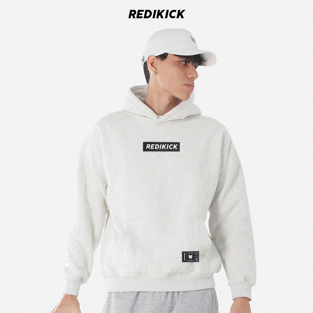 Hình ảnh Áo Hoodie Redikick Logo nỉ bông Unisex dày dặn chơi bóng rổ tennis tập gym chạy bộ - A23023