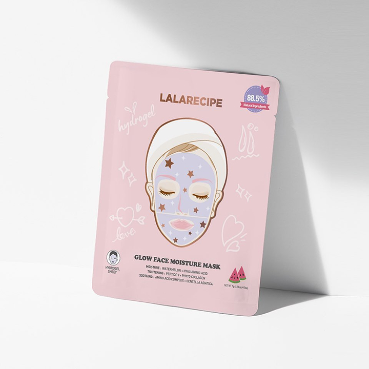 Mặt nạ dưỡng ẩm LALARECIPE GLOW FACE MOISTURE MASK