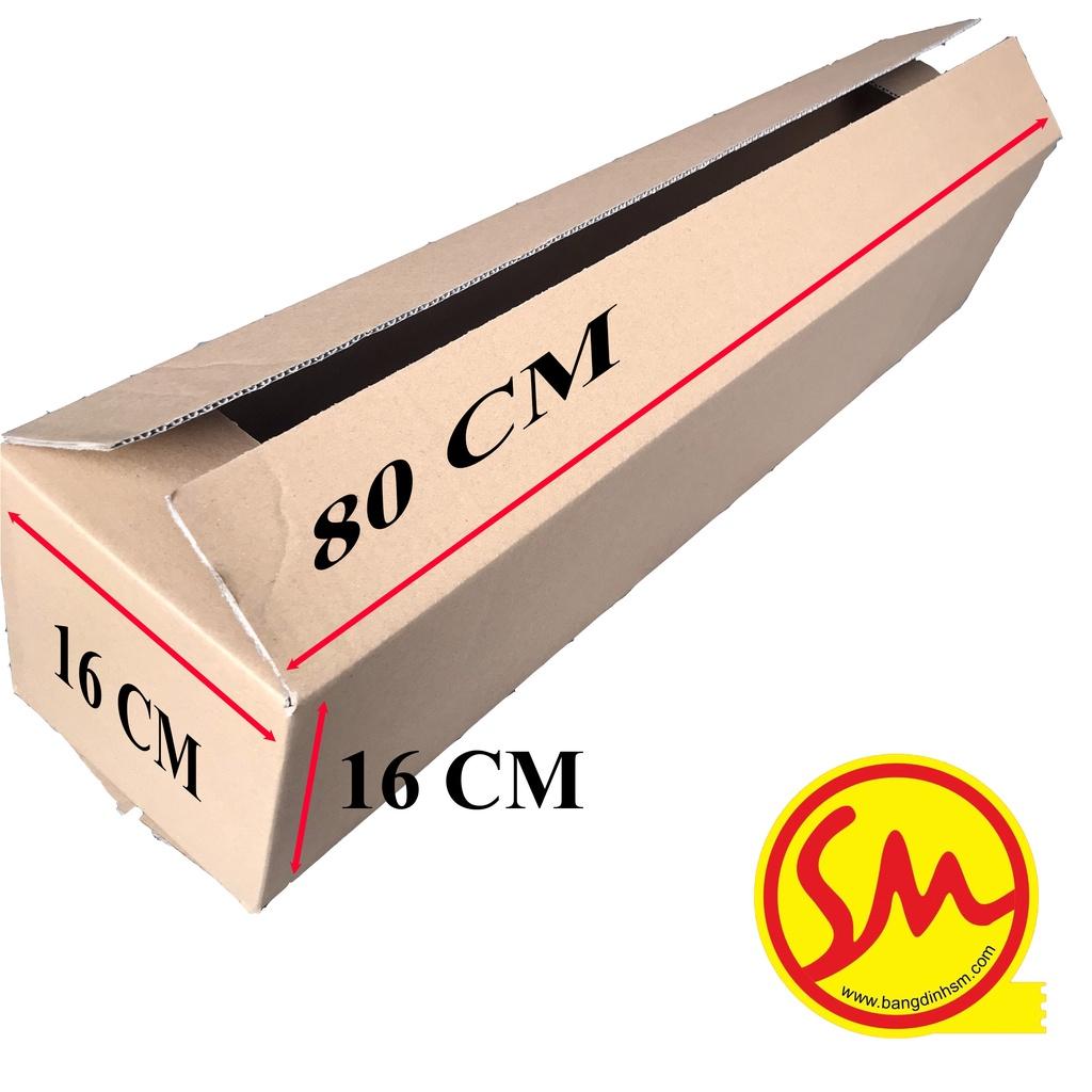 THÙNG CARTON, HỘP CARTON dài 80 CM 03 size 3 lớp. 05 lớp sóng B chuyên dùng ĐÓNG GÓI CÁC SẢN PHẨM, VẬN CHUYỂN DỄ DÀNG