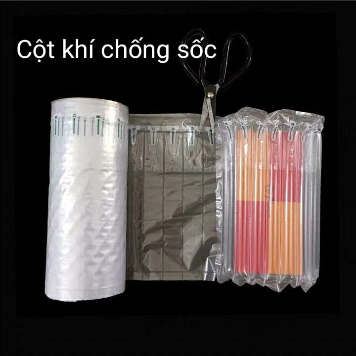 10m Cột khí chống sốc bọc hàng, đệm hơi đóng gói hàng dễ vỡ cao 30cm