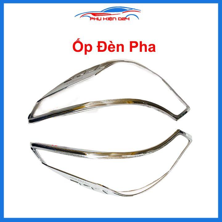 Ốp viền đèn pha hậu mạ crom Fadil 2019-2020-2021-2022 chống trầy trang trí bảo vệ xe