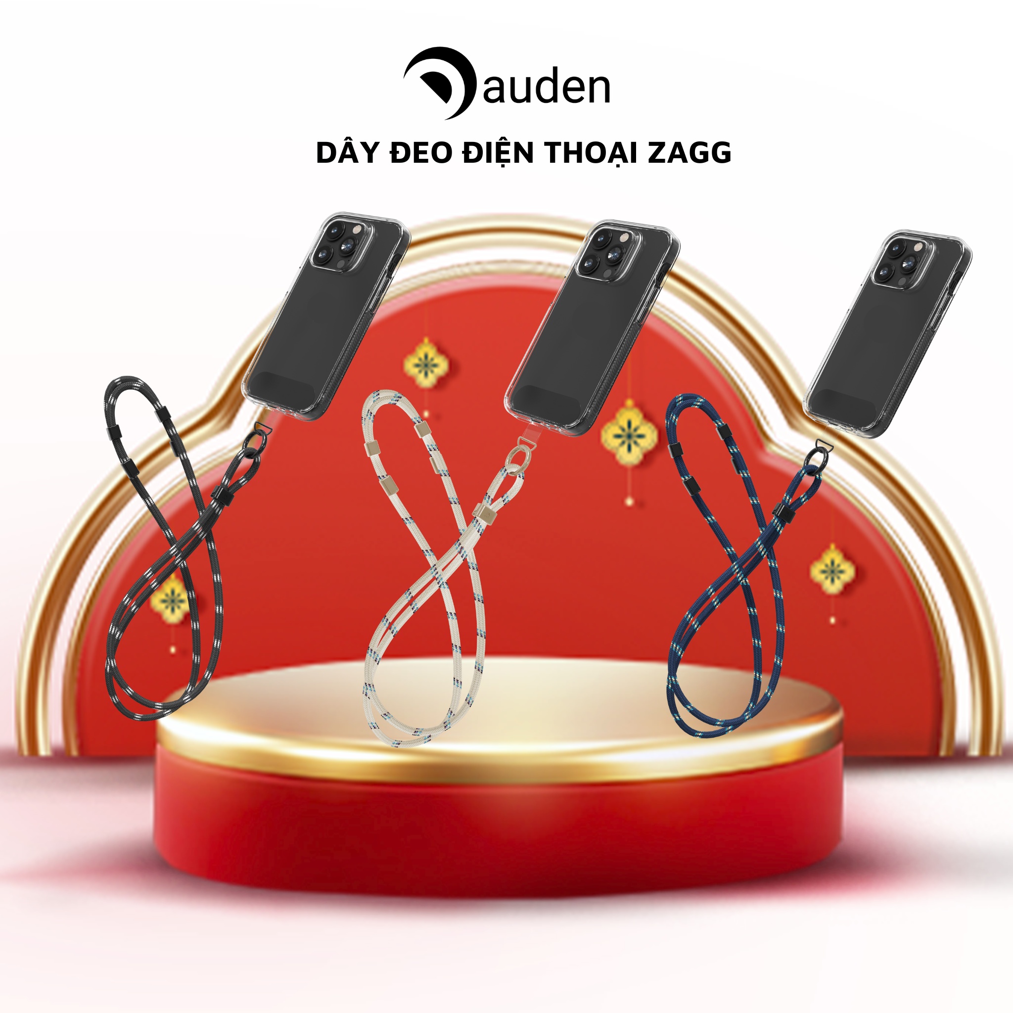 Dây đeo điện thoại Zagg - dây đeo điều chỉnh ngắn dài - Hàng chính hãng