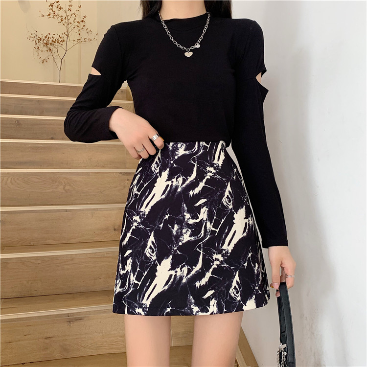 Chân váy ngắn chữ A Ulzzang Quảng Châu VVN27