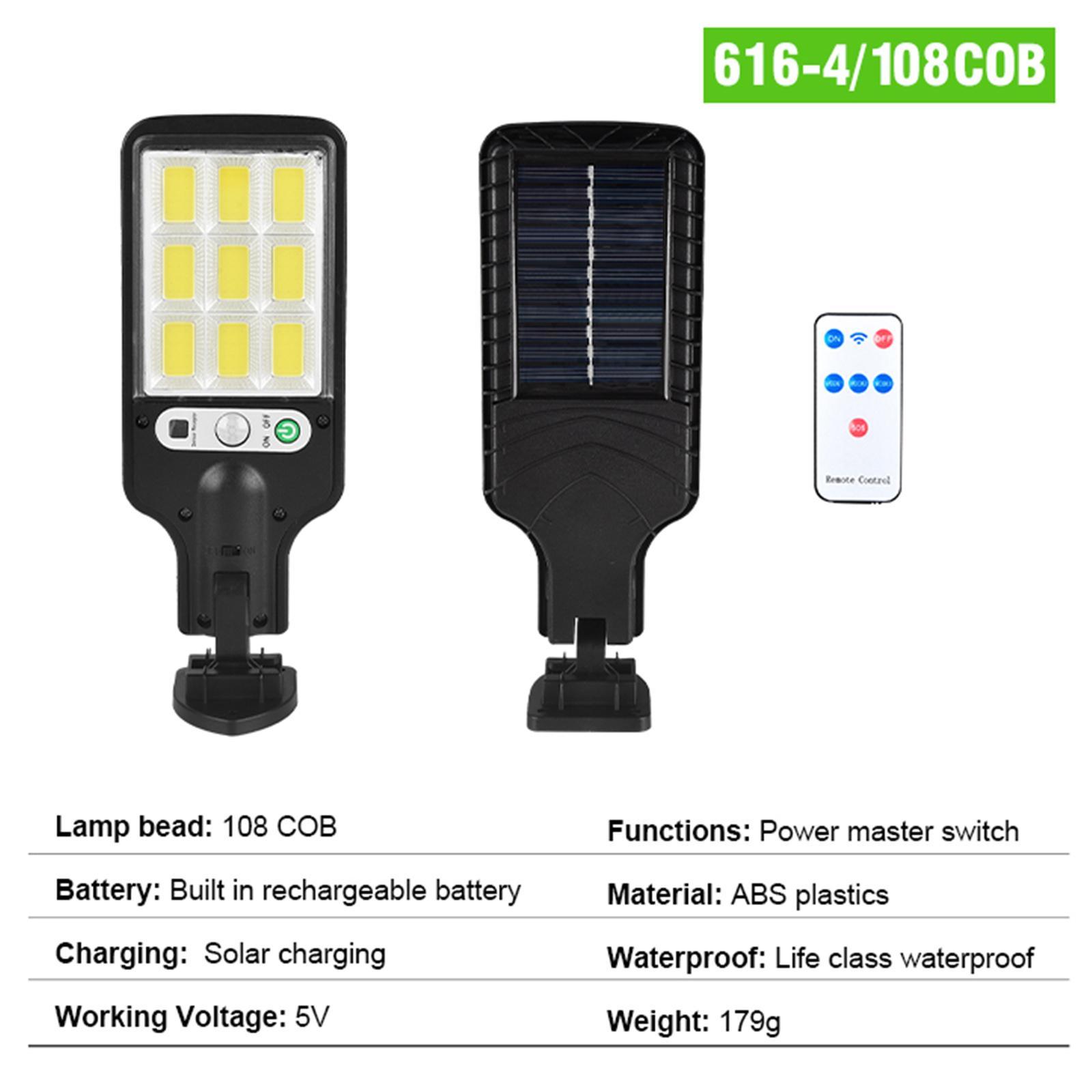 Solar Street Lights Sensor Wall Light Lamp for Yard Porch