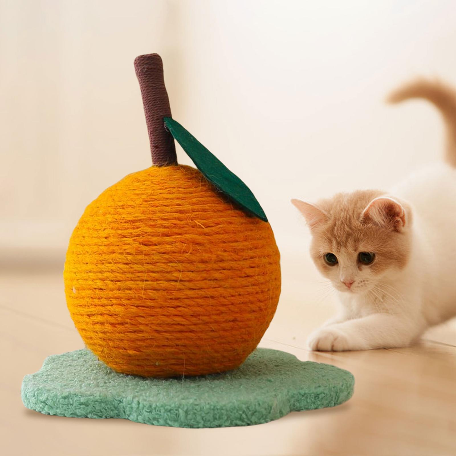 Cat Scratching Post w/ Ball Scratcher Toy Training Exercise Interactive Toy