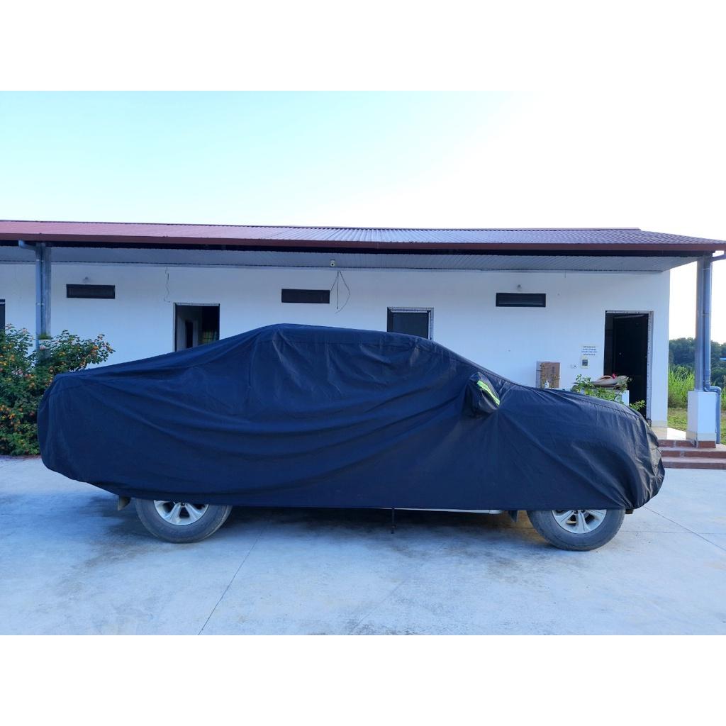 Bạt phủ ô tô bán tải Isuzu D-Max nhãn hiệu Macsim sử dụng trong nhà và ngoài trời chất liệu Polyester - màu đen