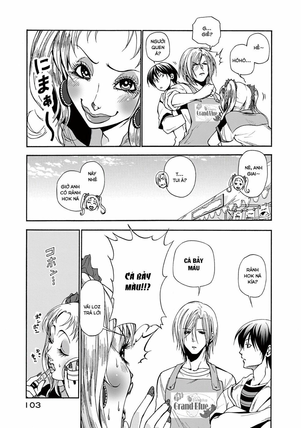 cô gái thích lặn - grand blue chapter 7 14