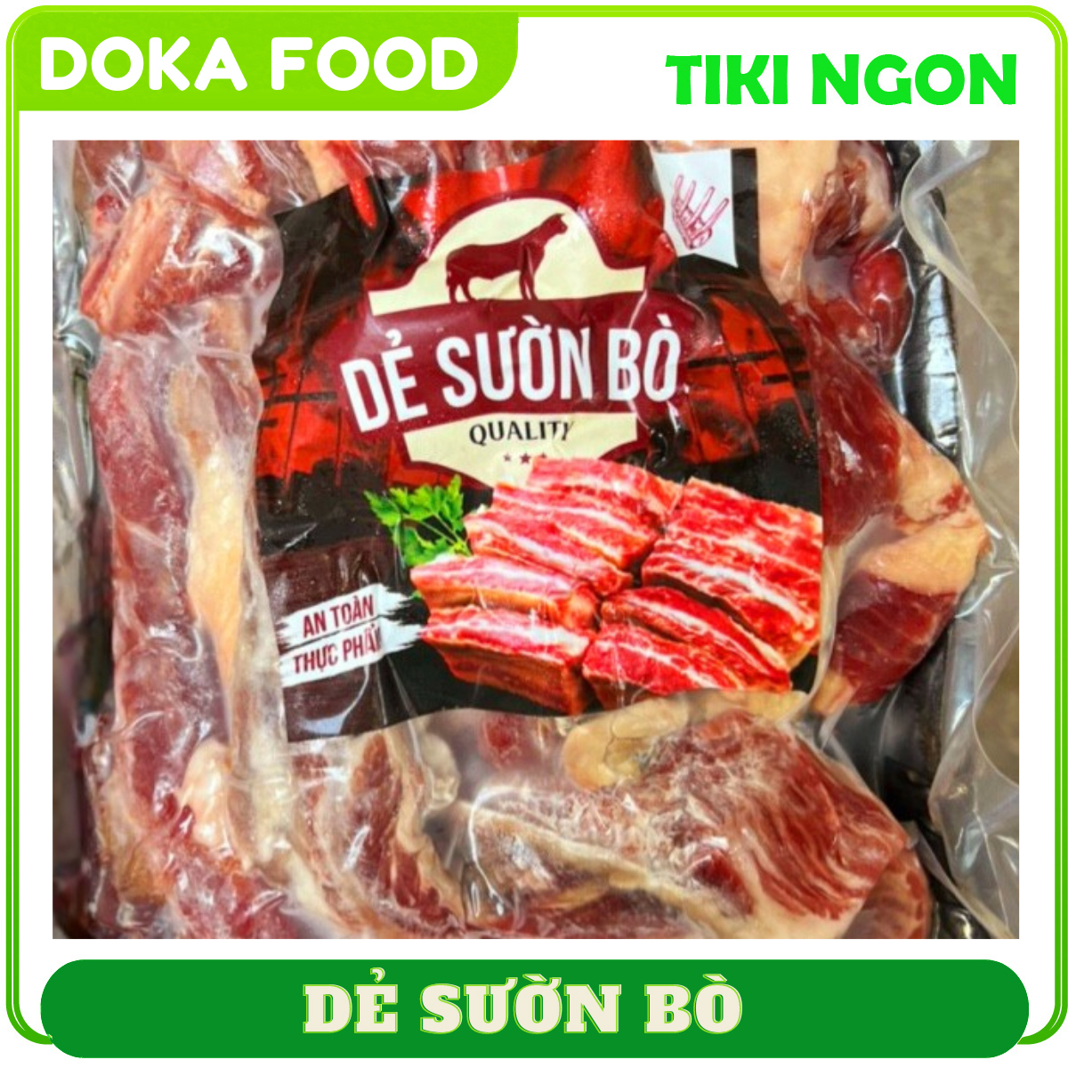 Dẻ sườn bò Mỹ ( Tặng kèm Sốt chấm ) 1kg thịt bò nhập khẩu phần ...