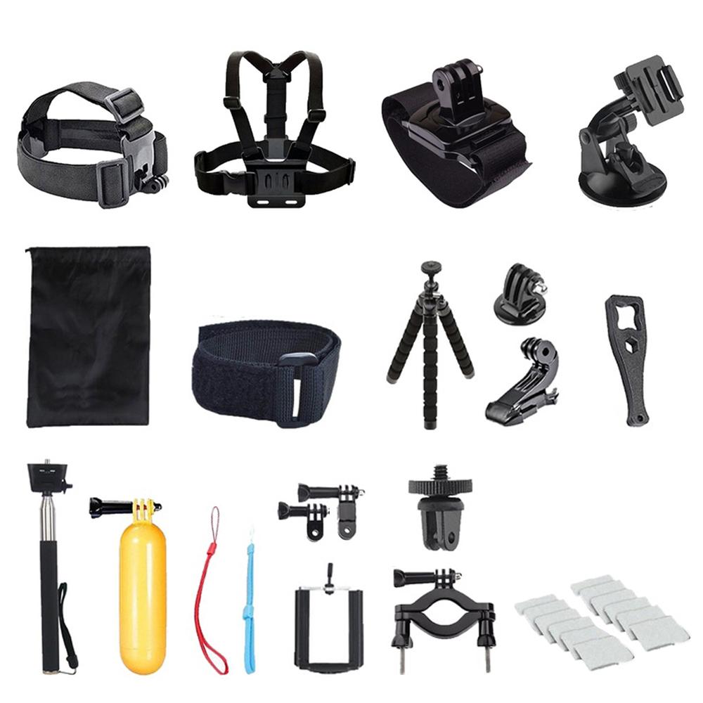 Dây đai đeo ngực 29pc cho Gopro Hero Dây đai gắn cho GoPro SJCAM SJ4000 Sport Cam Fix