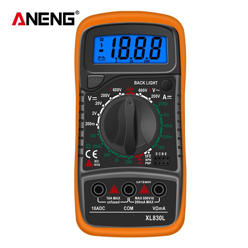 Đồng hồ vạn năng 830L Đồng hồ vạn năng kỹ thuật số cầm tay Đồng hồ vạn năng Đồng hồ vạn năng Bao bì hộp màu