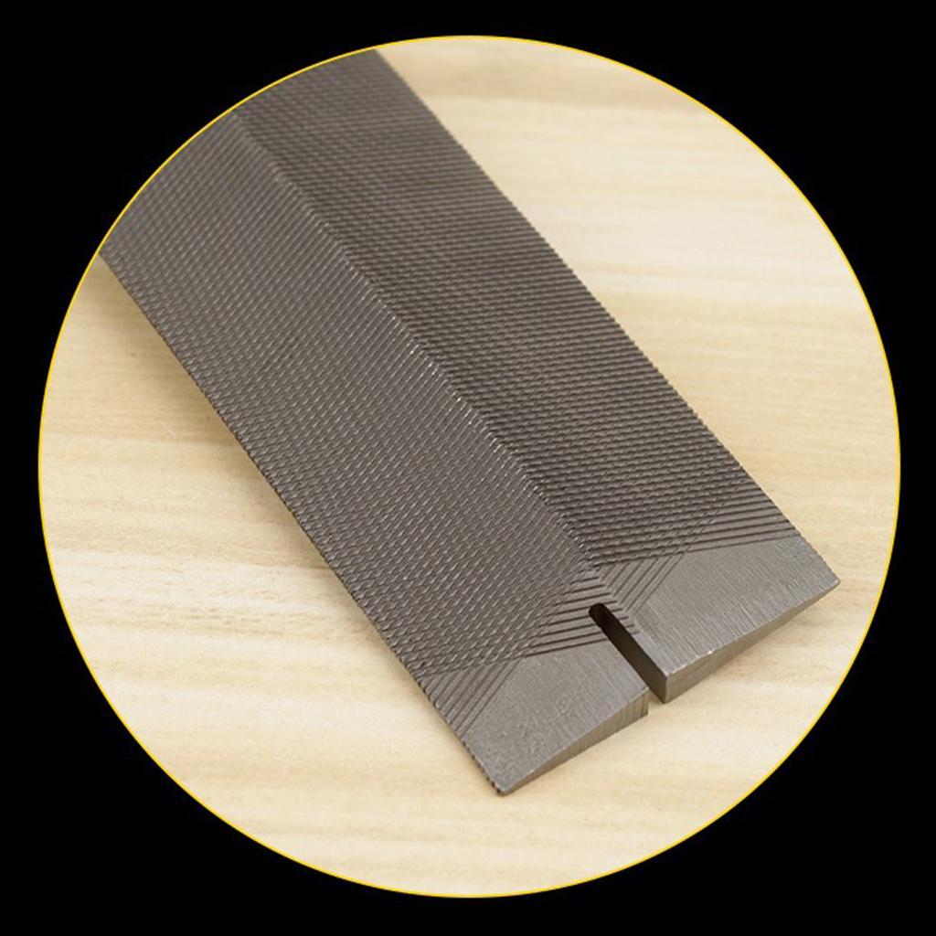 2X Diamond Files Wood Tools with TPR Package Plastic Handle for