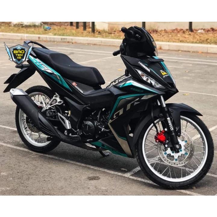 Tem rời dán xe winner GTR crom dán xe đen