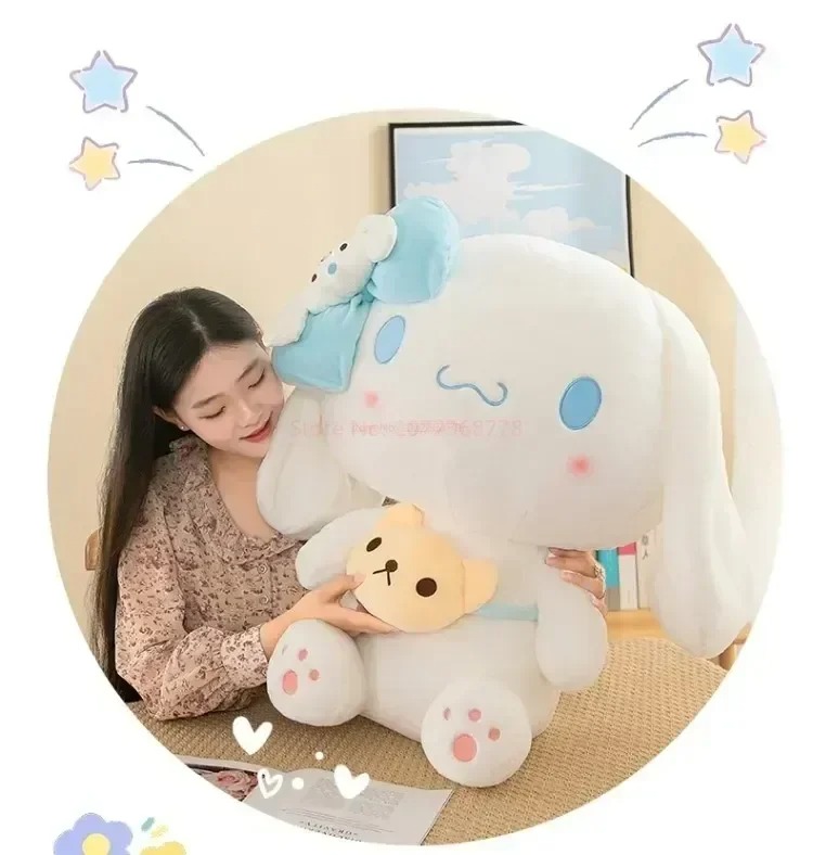 Thú nhồi bông Kuromi - Melody - Cinnamoroll họa tiết loang đáng yêu - Size 35cm đến 90cm - Quà tặng gấu bông mềm mịn cho bé