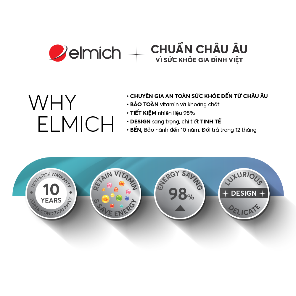 Chảo chống dính Full induction Elmich Hera