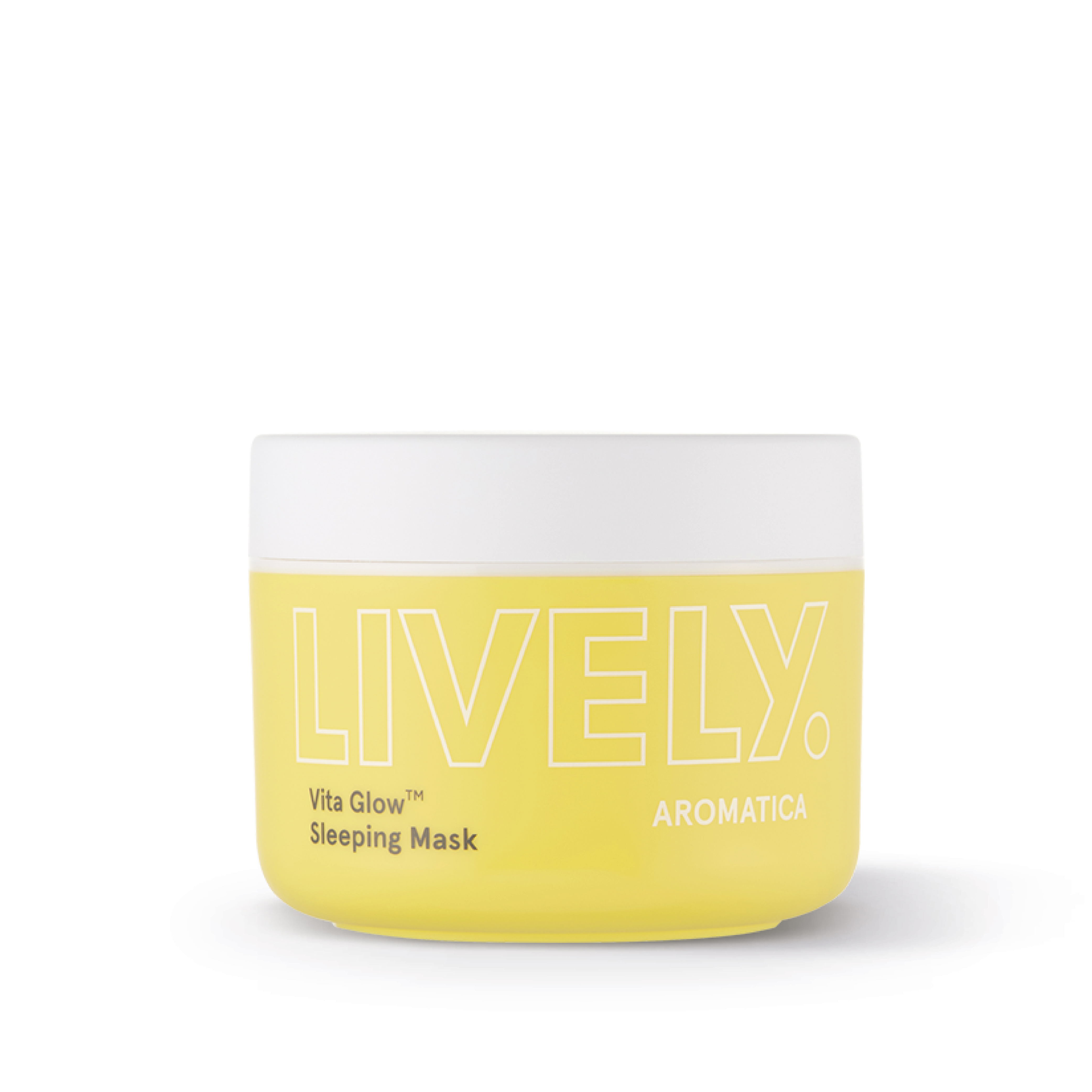 Combo Tinh chất dưỡng sáng da AROMATICA Lively Super BriteTM vita Serum, Mặt nạ ngủ AROMATICA Lively Vita Glow Sleeping Mask và 10 mặt nạ giấy cấp nước CELRANICO 23ml*10