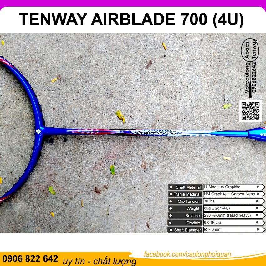 Vợt cầu lông Tenway Airblade 700 | Vợt nặng đầu chuyên thông, thân dẻo dễ thuần dễ đánh