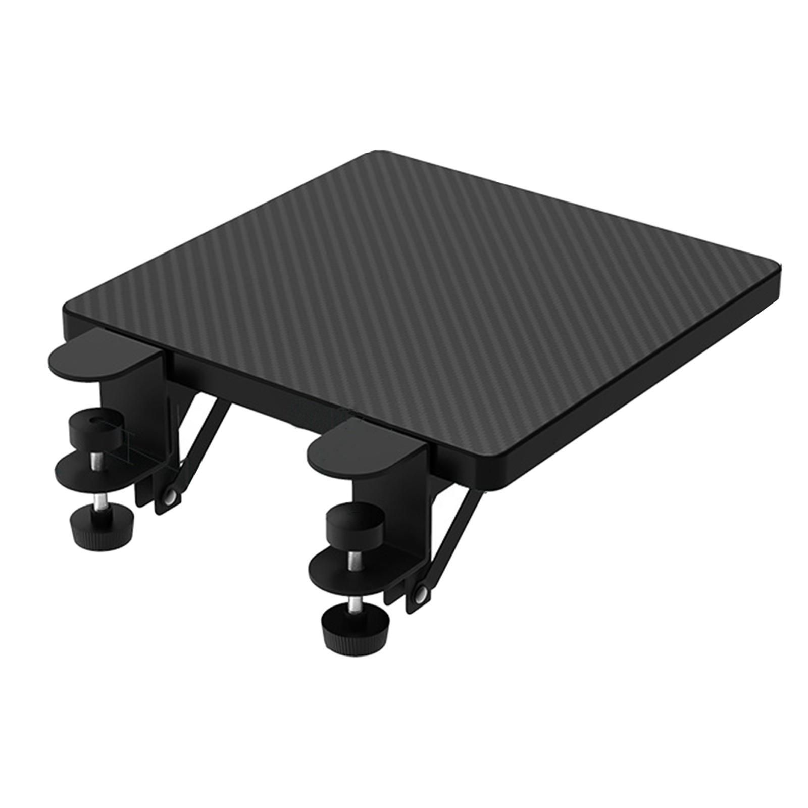 2x Foldable Ergonomic Desk Extender Tray Computer Elbow arm holding Rest