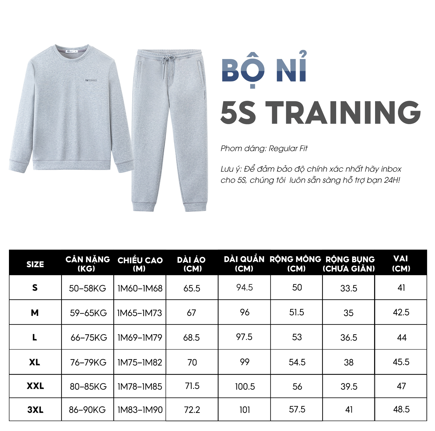 Bộ Quần Áo Dài Tay Nam 5S FASHION, Chất Nỉ Cotton, Thiết Kế In Khỏe Khoắn, Năng Động