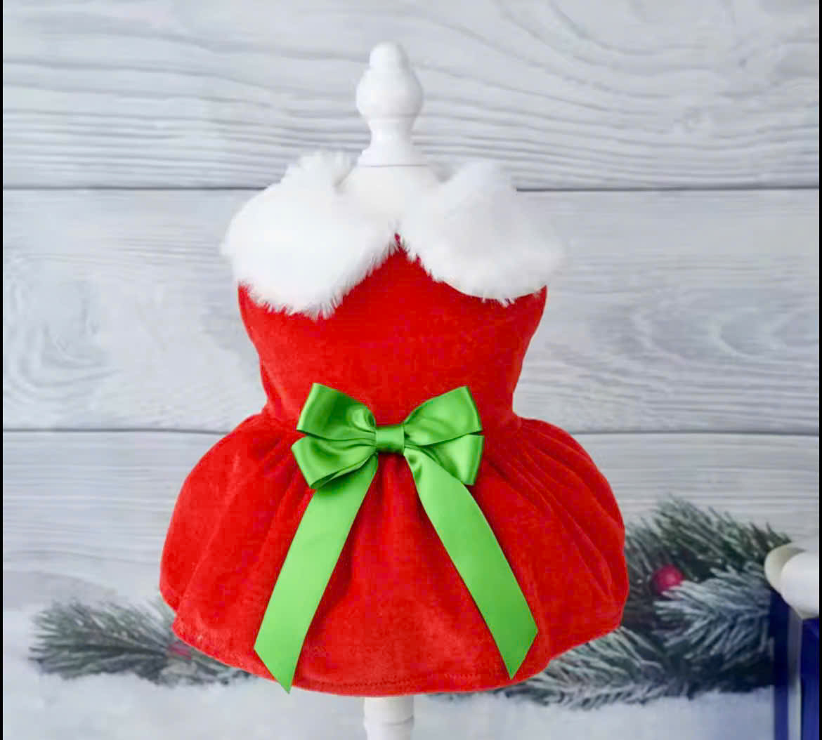 ĐẦM NOEL SANG TRỌNG 06 TỪ 0.2-9KG DÀNH CHO THÚ CƯNG CHÓ MÈO