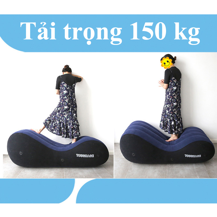 Ghế Tình Yêu Bơm Hơi - Tặng Bơm Điện - Tặng 2 Dây