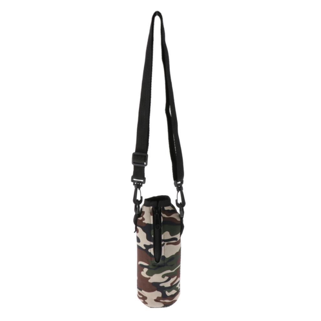 1.5L Water Bottle Holder Carrier Pouch Sleeve Bag Camping Hiking Black