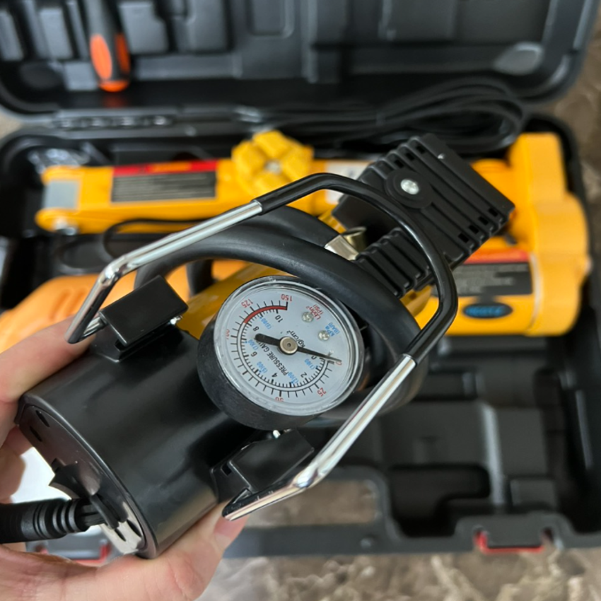 Bộ nâng kích gầm điện, kiêm máy bơm lốp và máy siết ốc ô tô đa năng 3 trong 1 ROGTZ TY-EJ06 Tải Trọng: 2000Kg - HÀNG NHẬP KHẨU