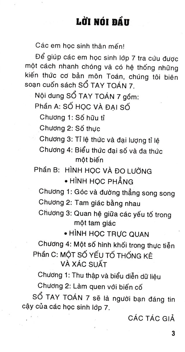 Sách tham khảo- Sổ Tay Toán 7 (Dùng Chung Cho Các Bộ SGK Hiện Hành)_HA