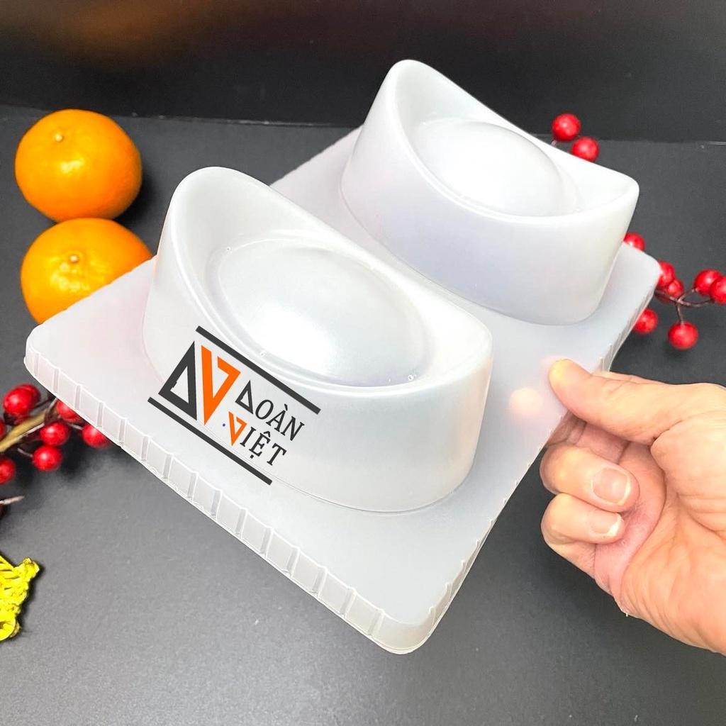 Khuôn NHẤN XÔI, RAU CÂU, BÁNH TỔ hình THỎI VÀNG sắc nét 3D - mâm cúng VÍA THẦN TÀI,CÚNG KHAI TRƯƠNG