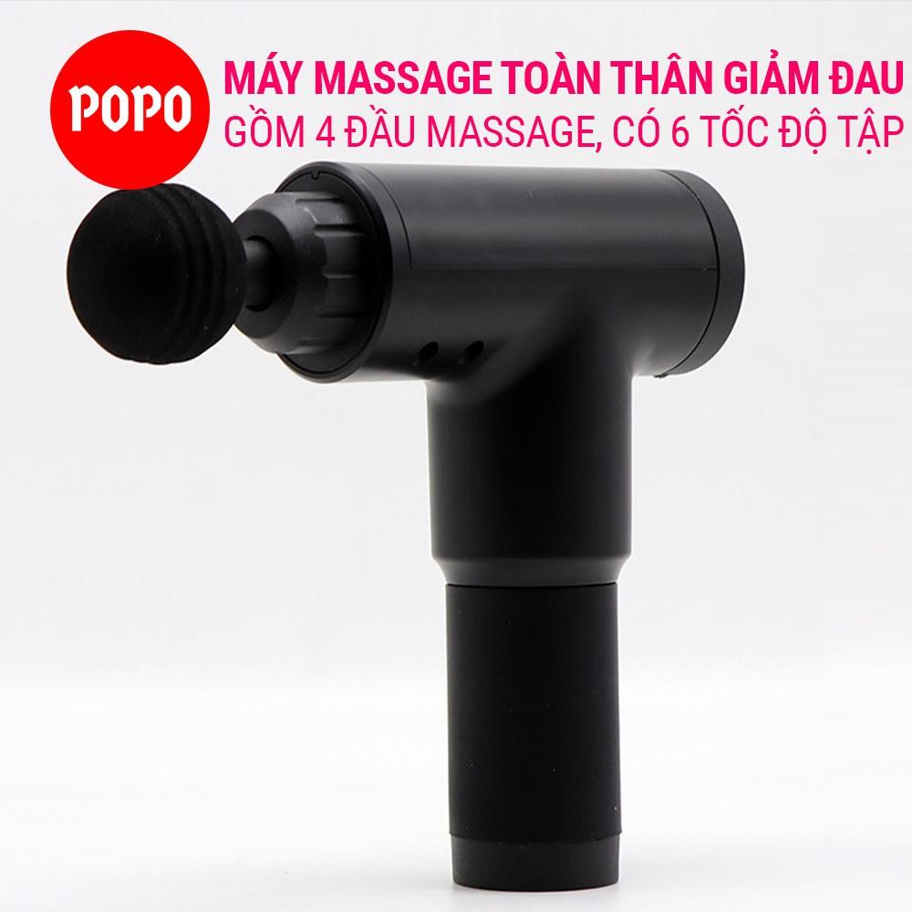 Máy Massage Cầm Tay Fascial Trị Liệu Toàn Thân Cải Thiện Sức Khỏe Người Dùng, 6 Mức Độ Điều Chỉnh Phù Hợp SPORTY FG003