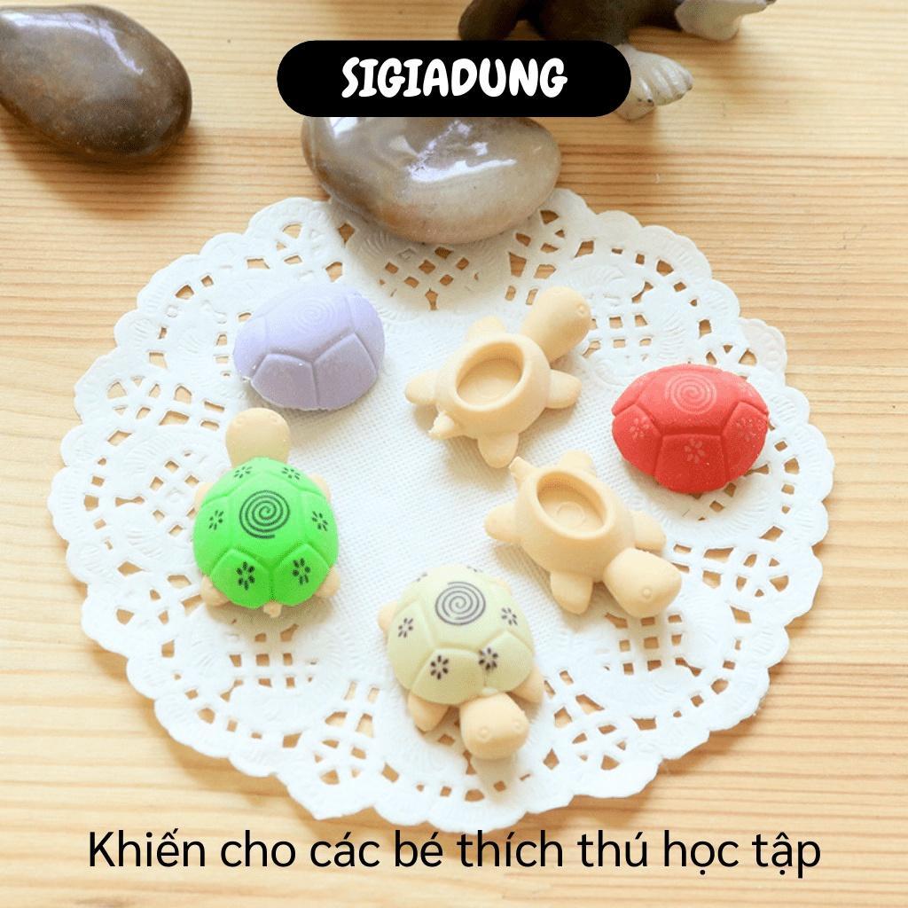 Gôm Tẩy Cute - Combo Cục Gôm Tẩy Bút Chì Hình Chú Rùa Nhiều Màu Cho Bé 8233