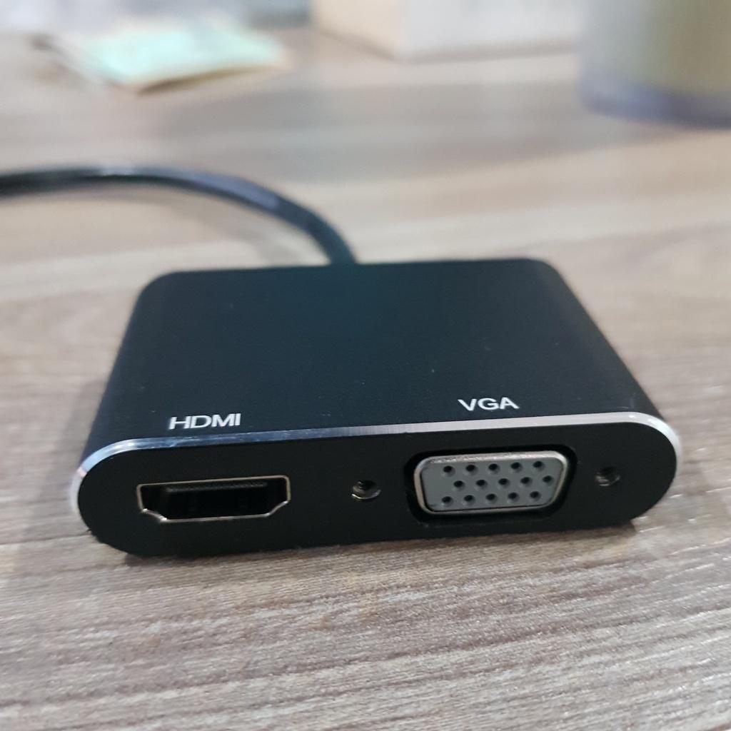 Cáp chuyển Displayport ra HDMI, VGA - Hồ Phạm