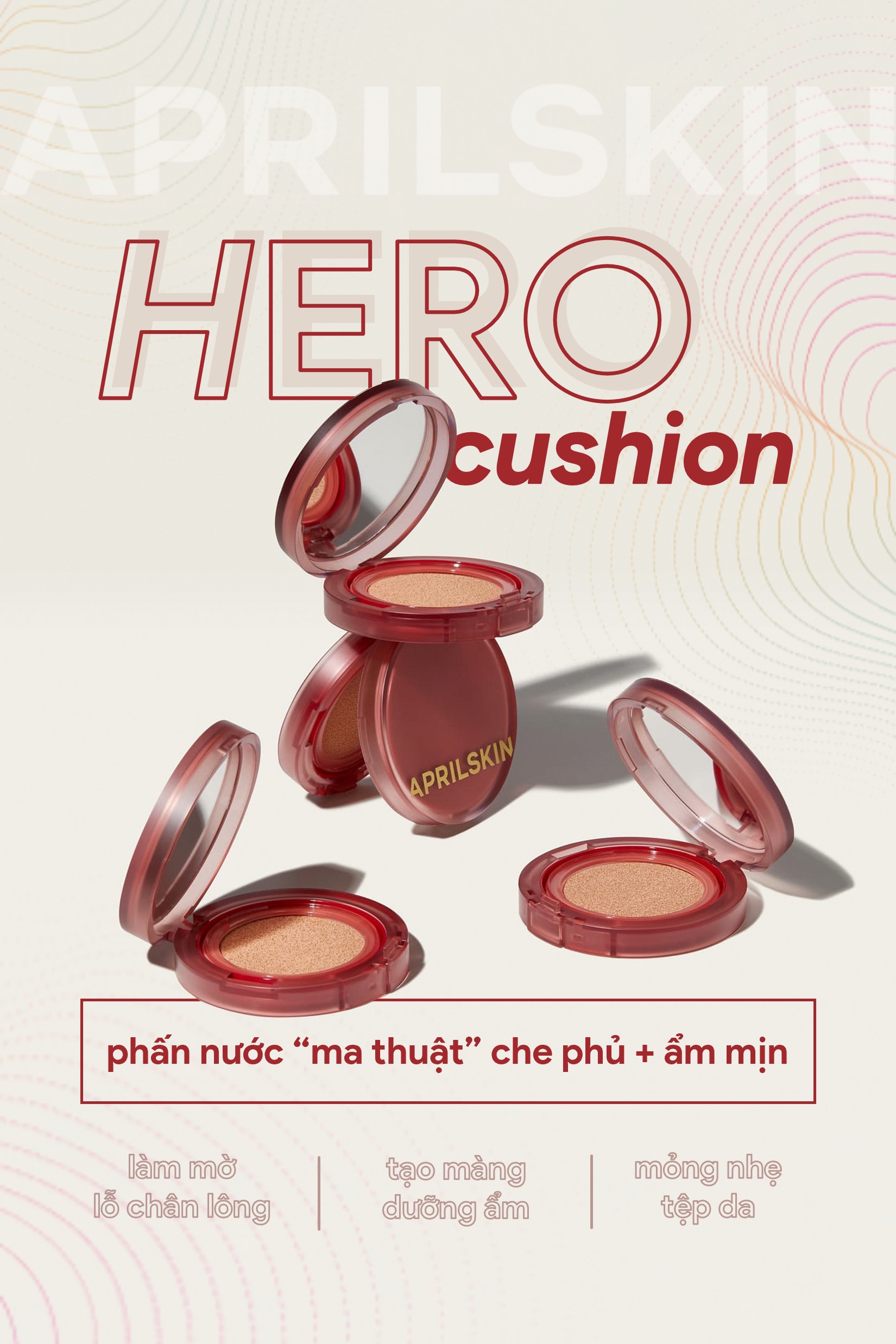 Phấn nước Aprilskin Hero Cushion 12g