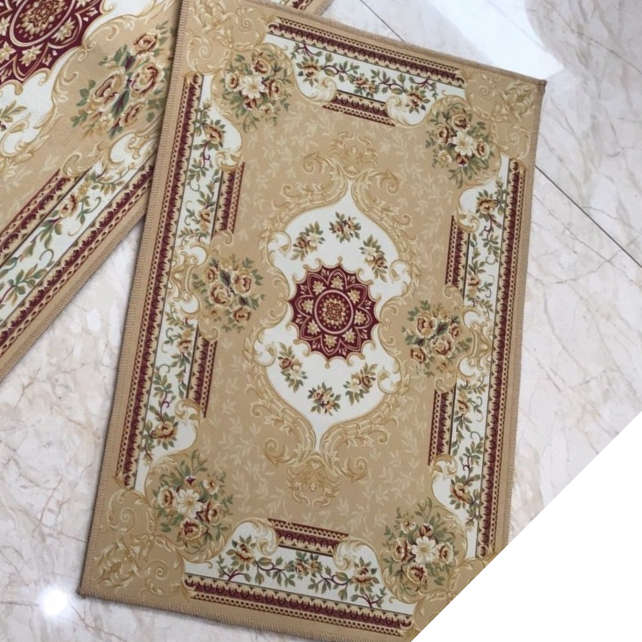 Thảm Bếp Chống Trơn- Bộ 2 Thảm Nhà Bếp 3D Punou3051