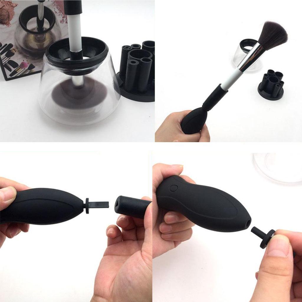 Premium Makeup Brush Cleaner Dryer, Electric Brush Cleaner Machine Automatic Brush Cleaner Spinner Makeup Brush Tools