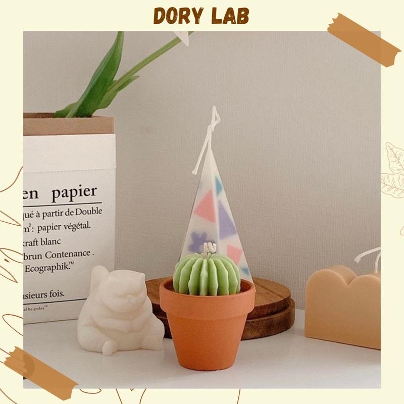 Nến Thơm Handmade Chậu Xương Rồng, Phụ Kiện Decor - Dory Lab