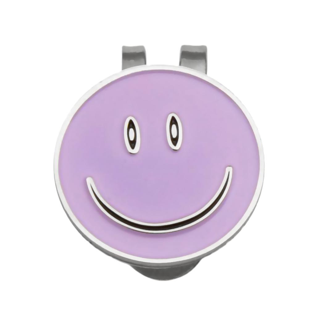 3-7pack Sturdy Smile Face Magnetic Cap Hat Visor Clip Golf Ball Marker Gift