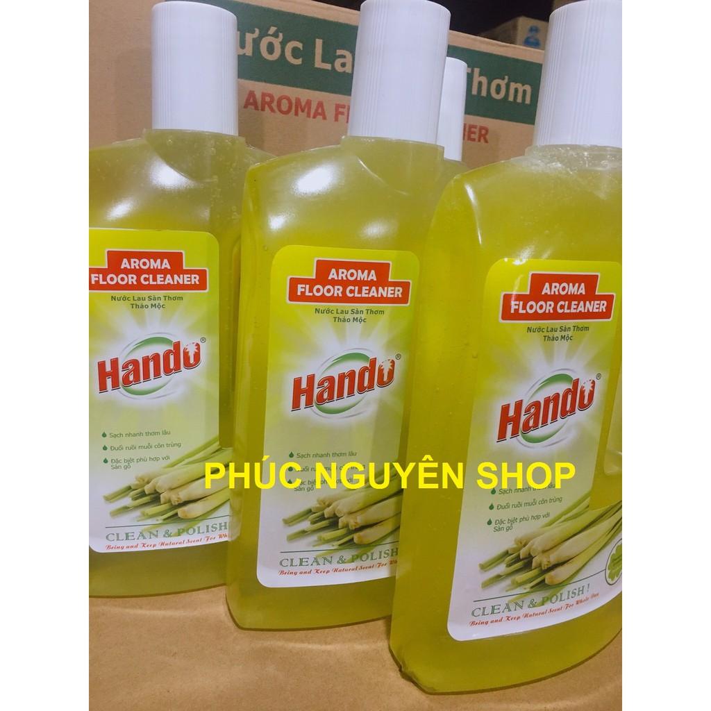 Nước thơm lau sàn nhà Hando​ 1L Tinh dầu sả