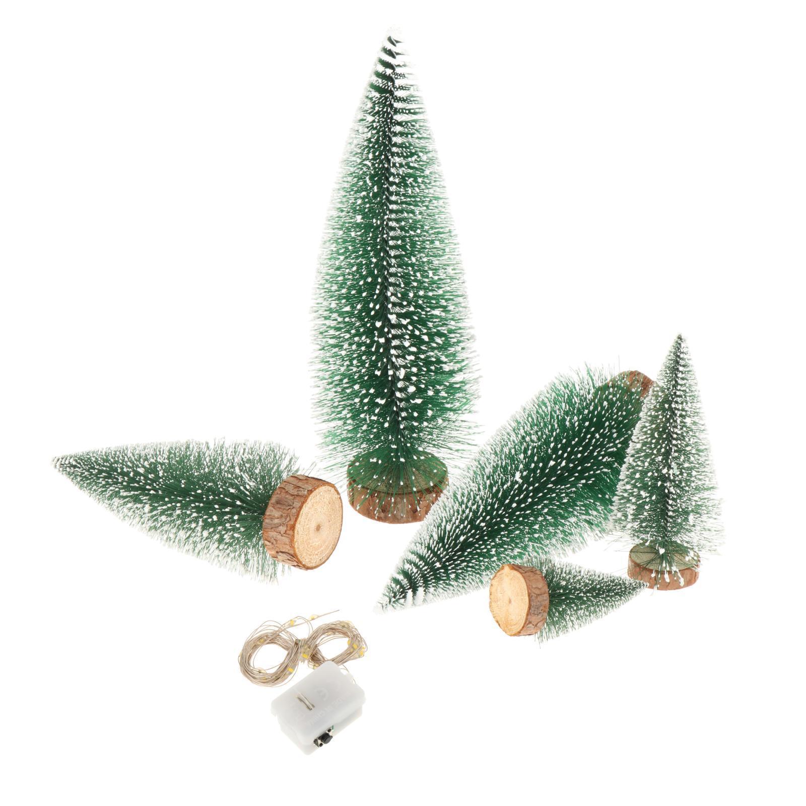 Artificial Christmas Tree Ornament with Lights for Xmas Office Shop Showcase