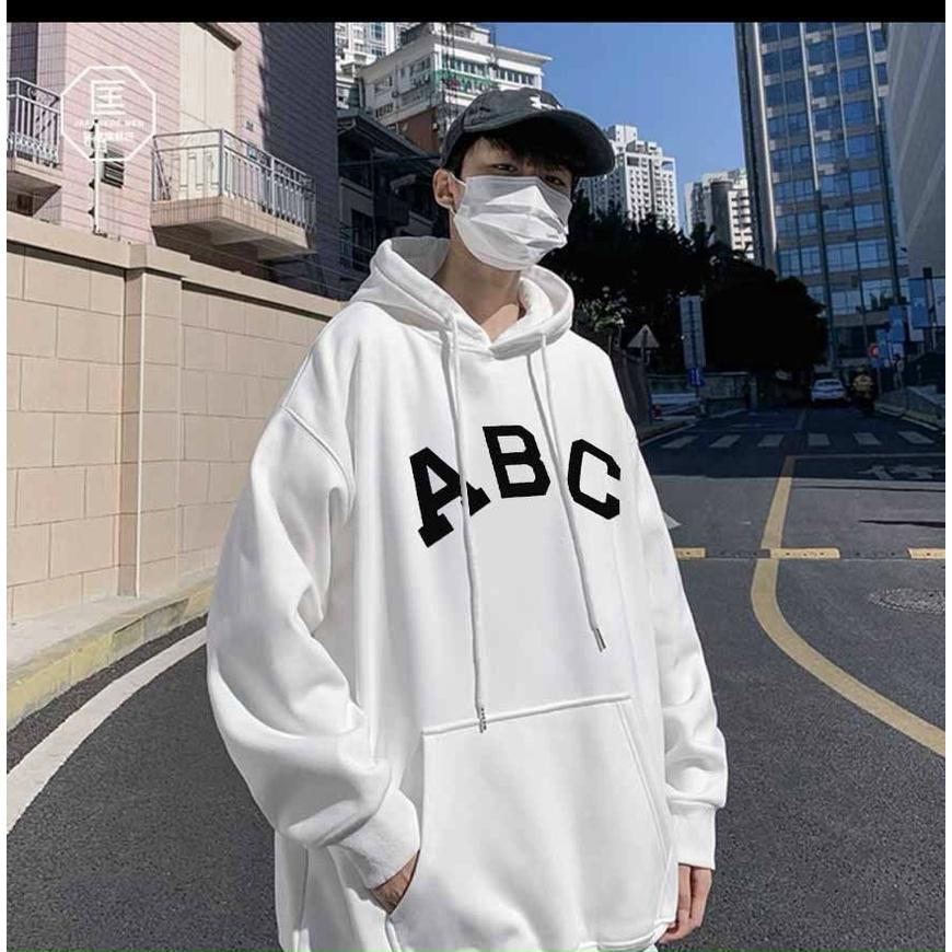 ÁO HOODIE unisex nam nữ - ÁO KHOÁC NỈ NGOẠI phối chữ ABC 7 (Ảnh Thật) HOOIDE MỚI