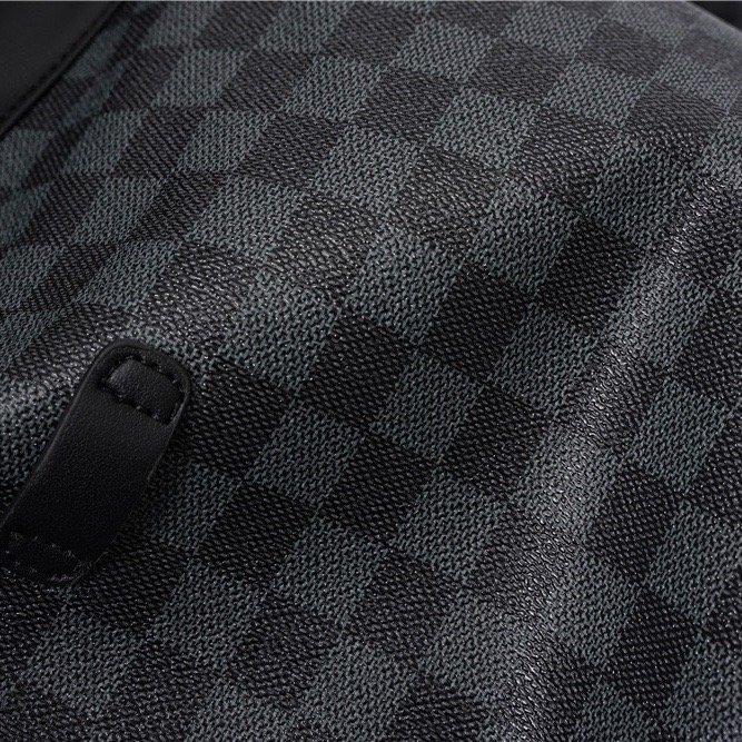 Large-capacity plaid backpack multi-function computer backpack