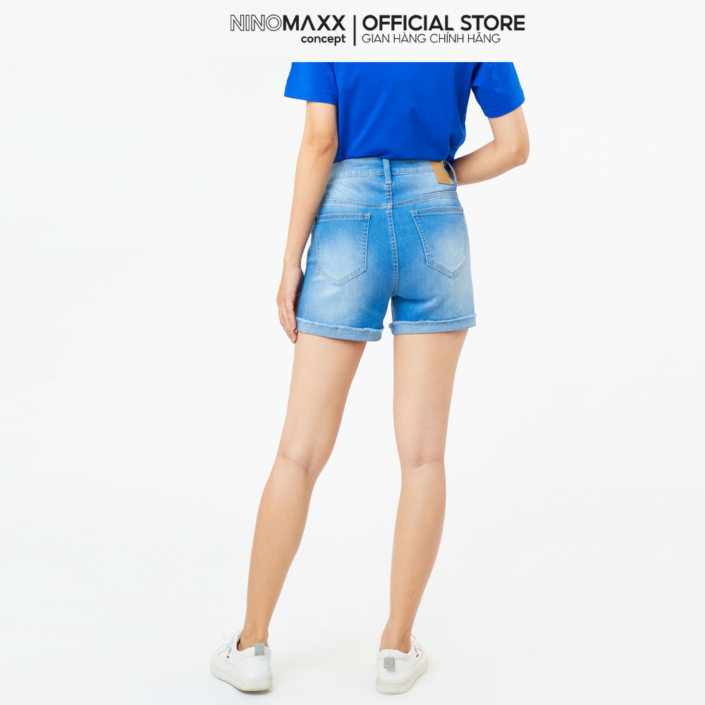 Ninomaxx Quần short Jean Nữ 2104048