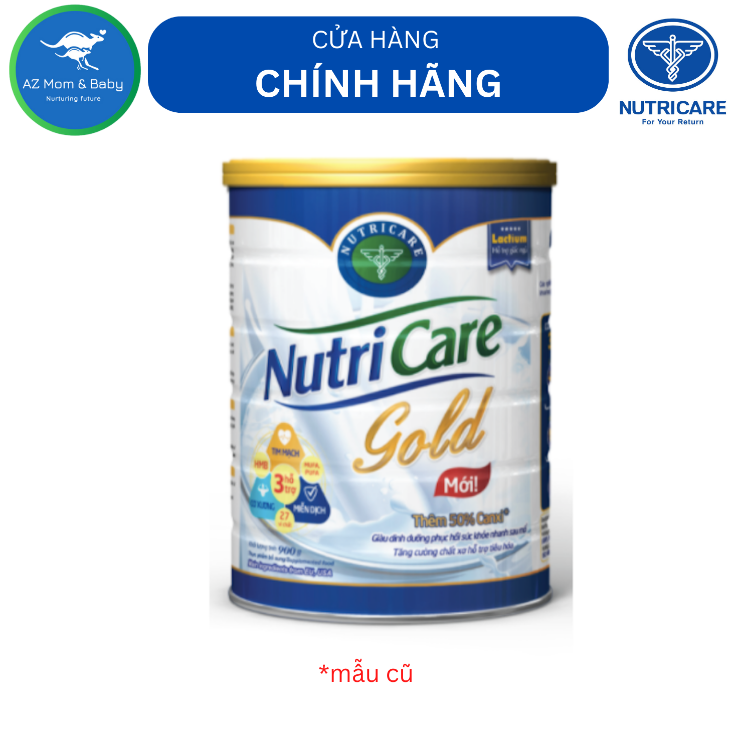 Sữa bột Nutricare Gold Mới phục hồi bồi bổ cơ thể (400g, 900g)