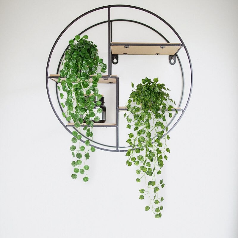 Cây giả lá rùa rủ, cỏ giả trang trí, hoa giả trang trí tiền cảnh, hoa trang trí tết 65cm/1 dây