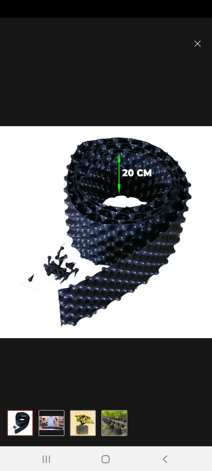 Bầu ươm cây v6, bầu ươm cây thông minh cao 20cm đến 80cm dài 5 mét tặng kèm đinh ốc - tuấn phi fishing