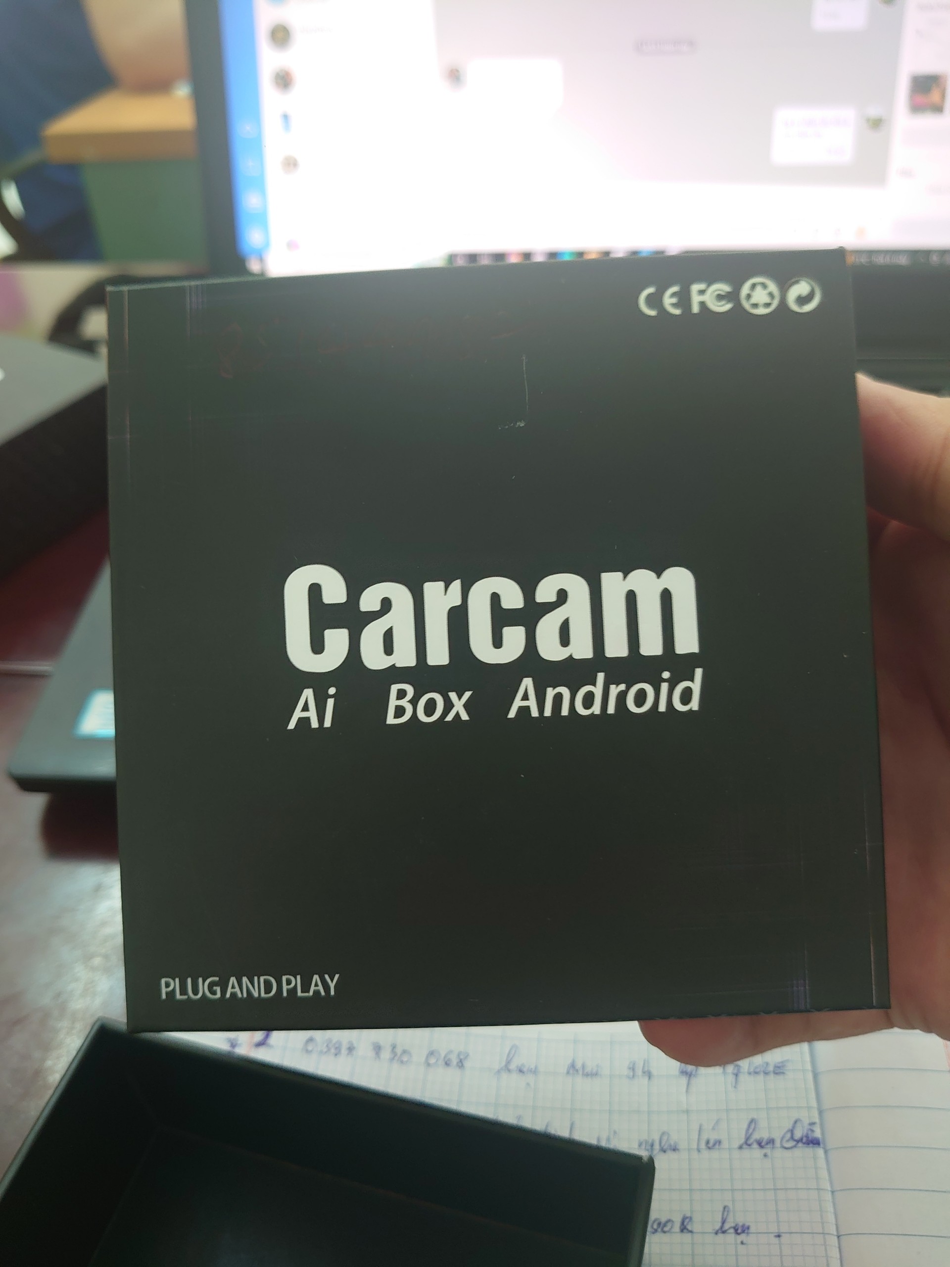 Carplay Box AI Carcam Biến Màn Hình Zin Thành Màn Android Chỉ Cắm USB