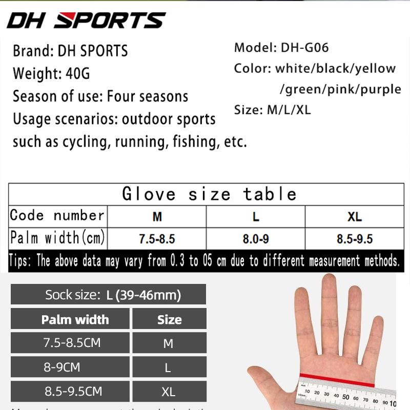 DH Thể Thao Chuyên Nghiệp Nam Nữ Ngón Găng Tay Xe Đạp MTB Đường Đi Găng Tay Câu Cá Chống Trơn Trượt Cắm Trại Đi Bộ Đường Dài Găng Tay nylon